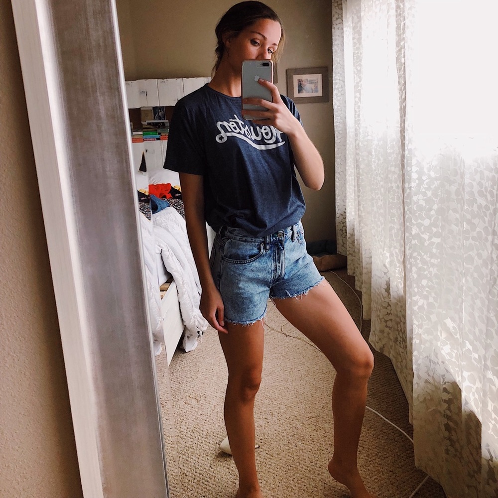 High waisted Tommy Jeans shorts
